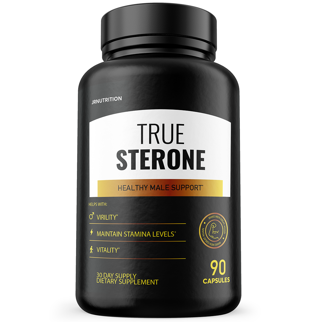 True Sterone Male Health Pills to Boost T-Levels and Performance - 90 Capsules